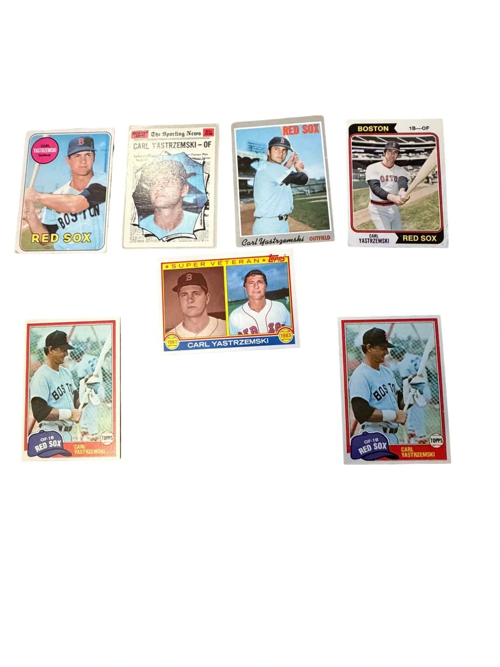 Carl Yastrzemski Vintage Lot
